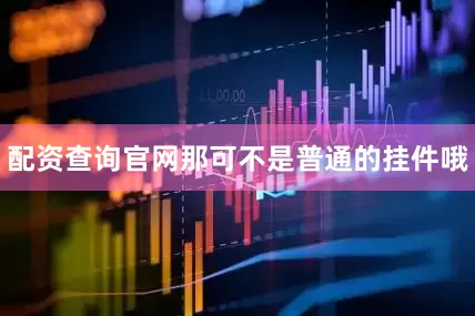 配资查询官网那可不是普通的挂件哦